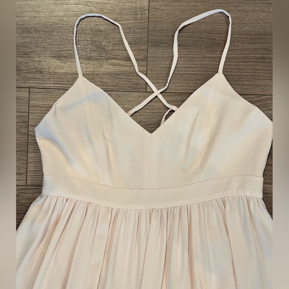 J. Crew Long Drapey Spaghetti Strap Pleated Maxi Dress Size 8 - Picture 7 of 14